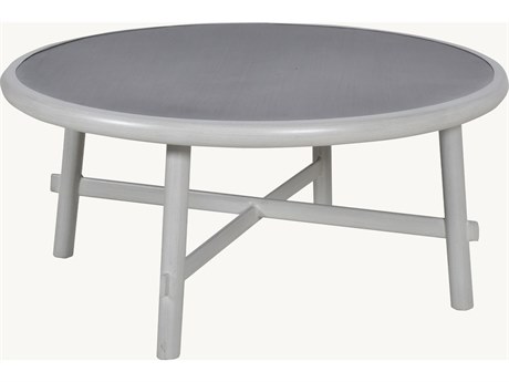 Castelle Barbados Aluminum 42'' Wide Round Chat Table