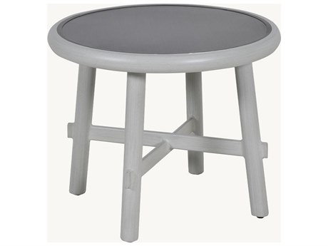 Castelle Barbados Aluminum 24'' Round Side Table