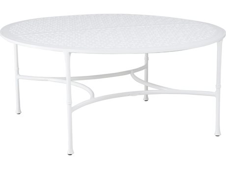 Castelle Barclay Butera Savannah Aluminum 42'' Wide Round Chat Table