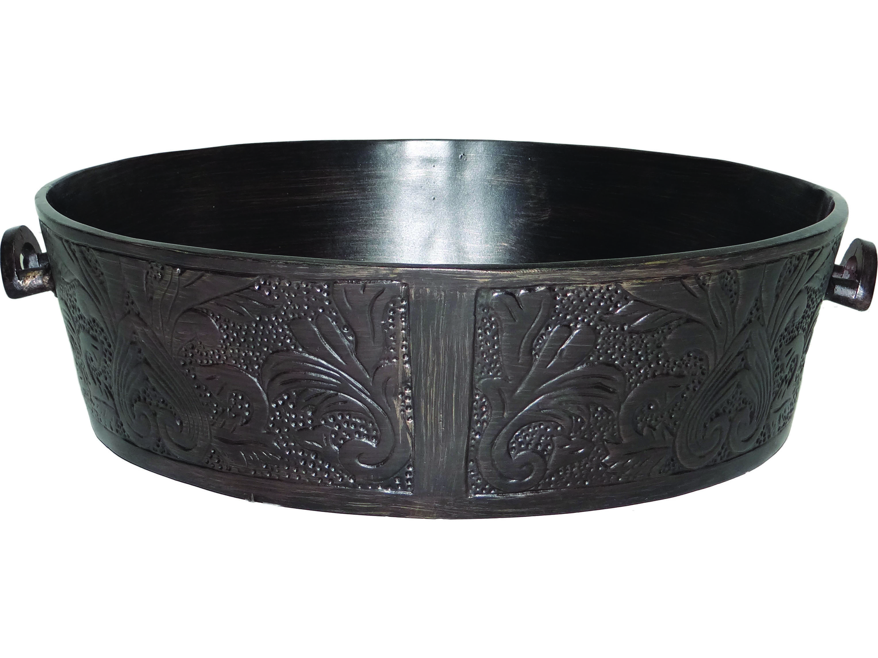 Castelle Madrid Sling Cast Aluminum Fire Pit Lounge Set