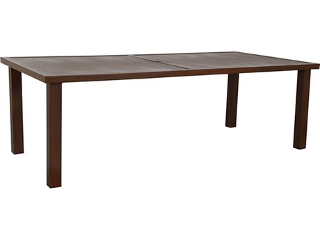 Castelle Parsons Aluminum 78''W x 42''D Rectangular Dining Table