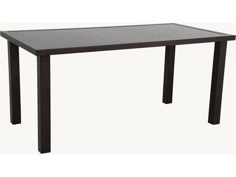 Castelle Parsons Aluminum 72" x 36" Rectangular Bar Height Table