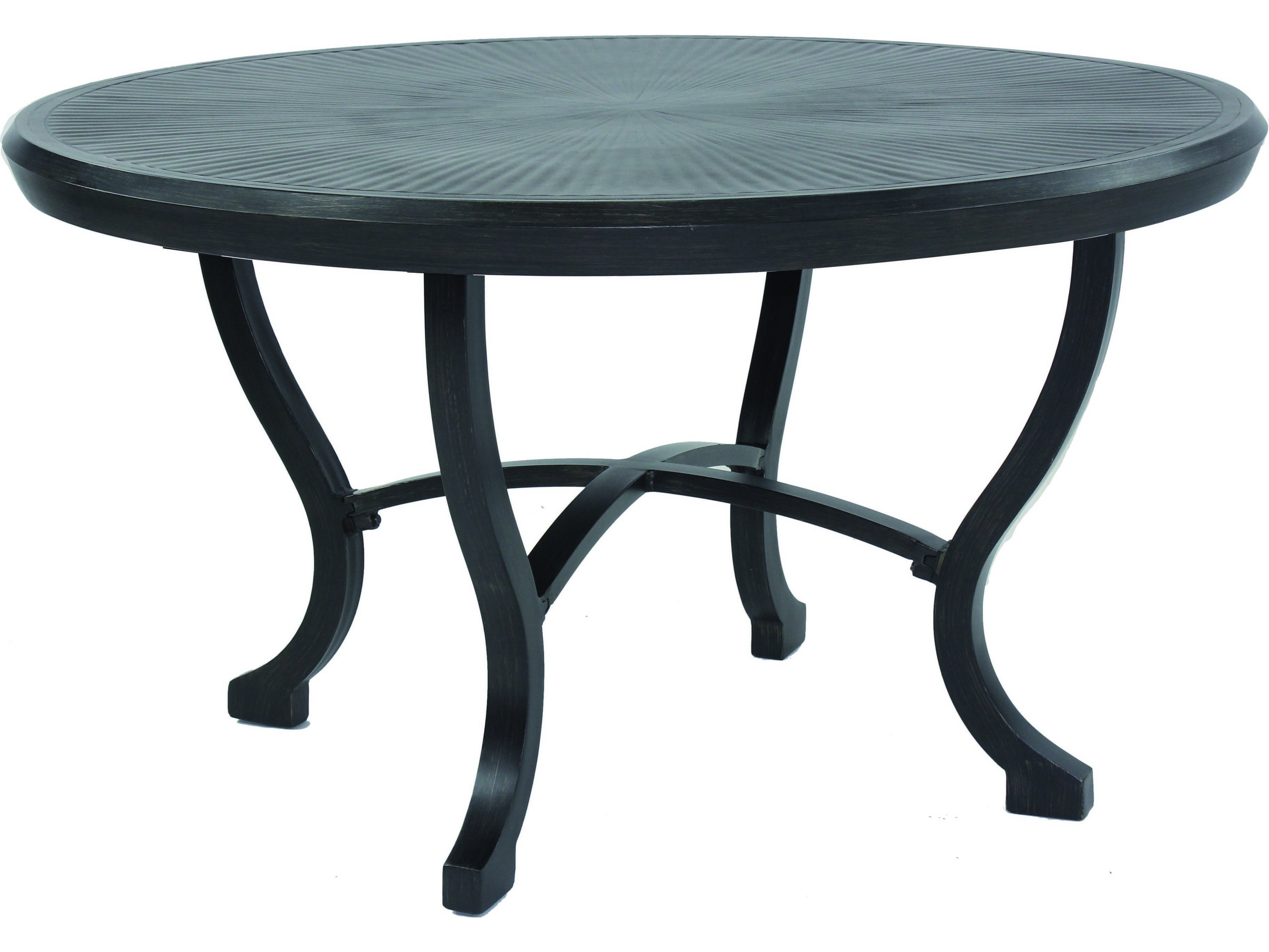 Castelle Chateau Cast Aluminum 54 Round Dining Table (Ready to Assemble ...