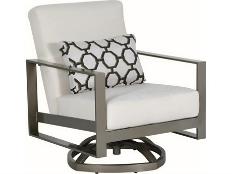 Castelle Park Place Deep Seating High Back Swivel Rocker Lounge Chair Set Replacement Cushions