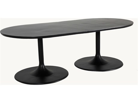 Castelle Tulips Aluminum 84'' W x 42'' D Oval Dining Table