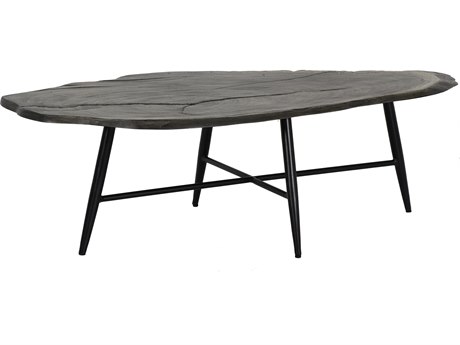 Castelle Natures Wood Aluminum 64''W x 30''D Coffee Table