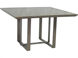 Castelle Moderna Cast Aluminum 44W - 47W Square Dining Table