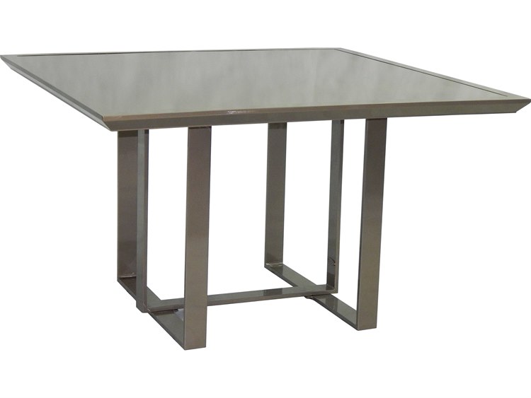 Castelle Moderna Cast Aluminum 44W - 47W Square Dining Table