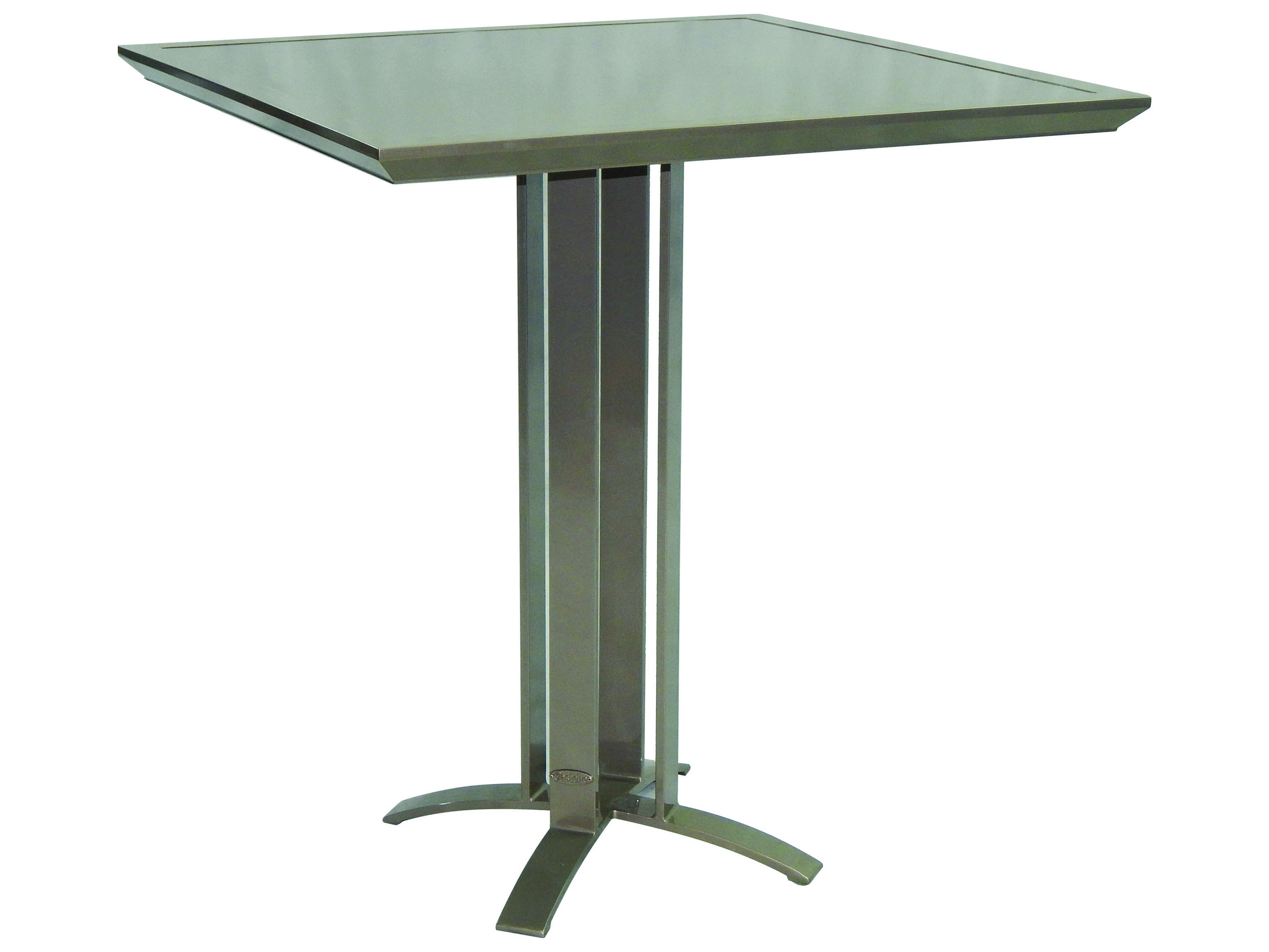 Castelle Moderna Cast Aluminum 38 Square Counter Height Table PFHSEK38