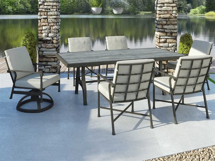 Castelle Marquis Formal Aluminum Dining Set