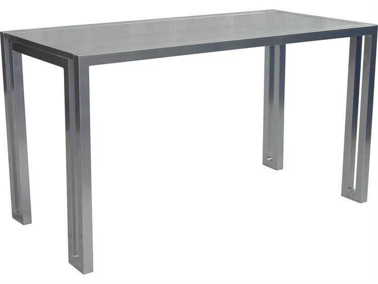 Castelle Icon Cast Aluminum 60 x 32 Rectangular Counter Height Table