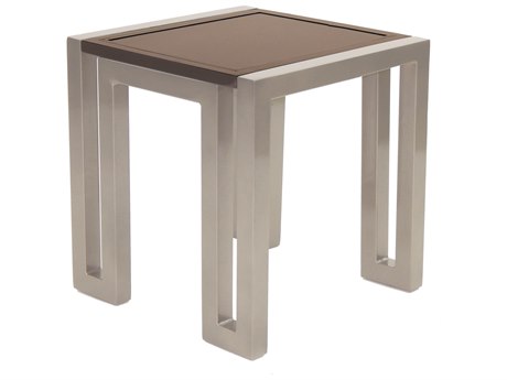 Castelle Icon Cast Aluminum 20W - 21W Square Side Table