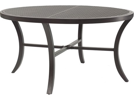 Castelle Classical Cast Aluminum 64'' Round Dining Table