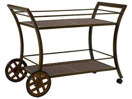Outdoor Serving Carts On Luxedecor Castelle Clic Cast Aluminum 46 X 25 Serving Cart