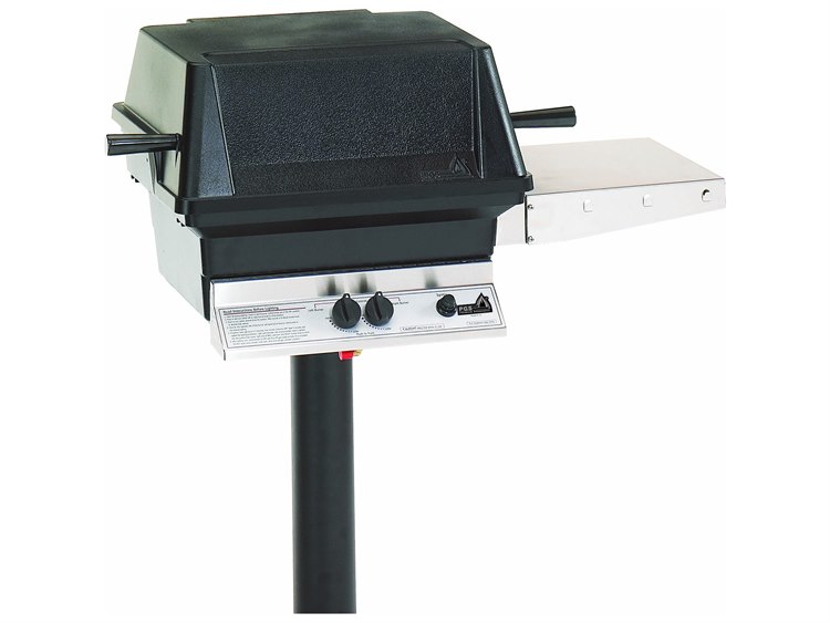 PGS A Series Black Permanent Post Mounting Option For A30 Or A40 Grills.