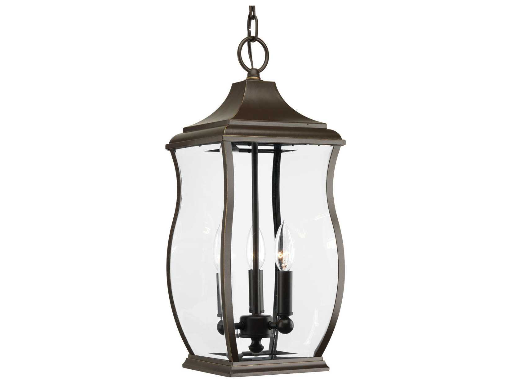 Progress Lighting Township Oil Rubbed Bronze Three Light Outdoor Progress Lighting Township Oil Rubbed Bronze Three Light Outdoor Pendant