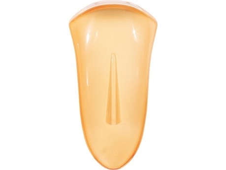 Phillips Collection Cycladic Yellow Convex Glass Wall Art