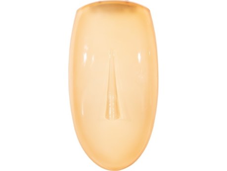 Phillips Collection Cycladic Yellow Concave Glass Wall Art
