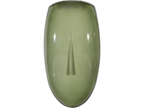 Phillips Collection Cycladic Green Concave Glass Wall Art