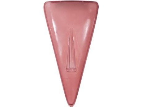 Phillips Collection Cycladic Pink Triangle Glass Wall Art