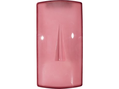 Phillips Collection Cycladic Pink Rectangle Glass Wall Art