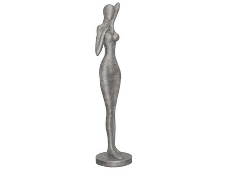 Phillips Collection Silver Admiring Standing Sculpture