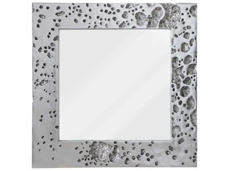 Phillips Collection Silver Leaf Square Wall Mirror