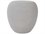 Phillips Collection Gel Coat White 24'' Wide Round Drum Table  PHCPH74449