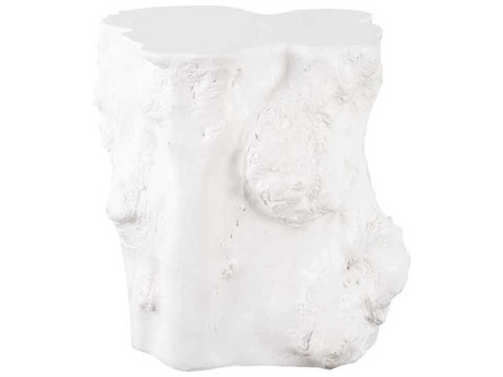 Phillips Collection Resin White End Table