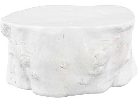 Phillips Collection Resin White Coffee Table