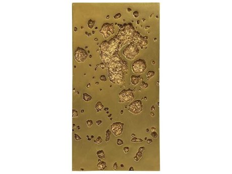 Phillips Collection Gold Leaf Splotch Metal Wall Art