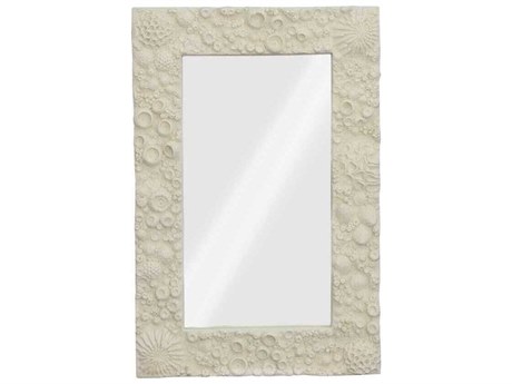Phillips Collection Reef Off White Rectangular Wall Mirror
