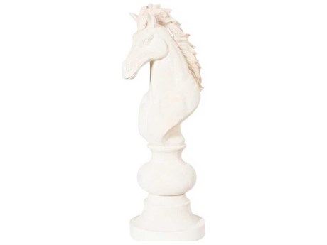 Phillips Collection White Knight Chess Sculpture