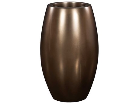 Phillips Collection Polished Bronze Elonga Planter
