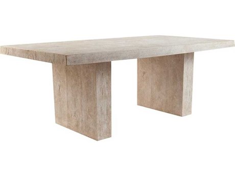 Luxecor Rectangular Resin Roman Stone Dining Table