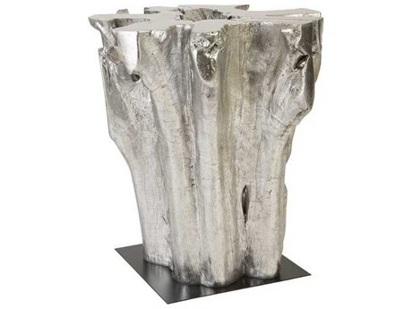 Phillips Collection Silver Leaf Resin Bar Table
