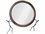 Phillips Collection Gray Stone / Black 44'' Round Wall Mirror  PHCTH100834