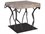 Phillips Collection Natural / Black 24'' Wide Square End Table  PHCTH101824
