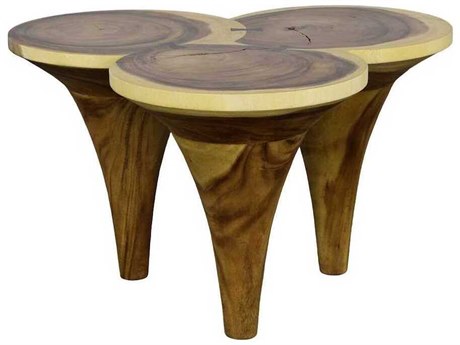Phillips Collection Origins Marley Wood Natural Brown Coffee Table