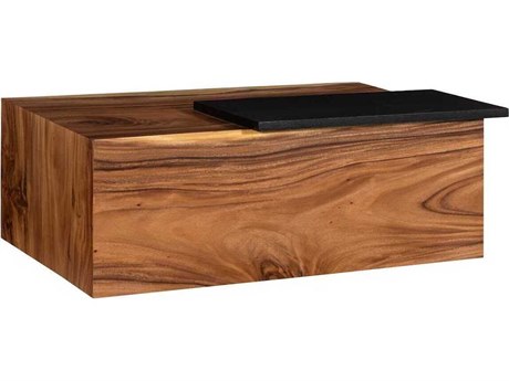 Phillips Collection Plateau Rectangular Metal Natural Black Brown Coffee Table