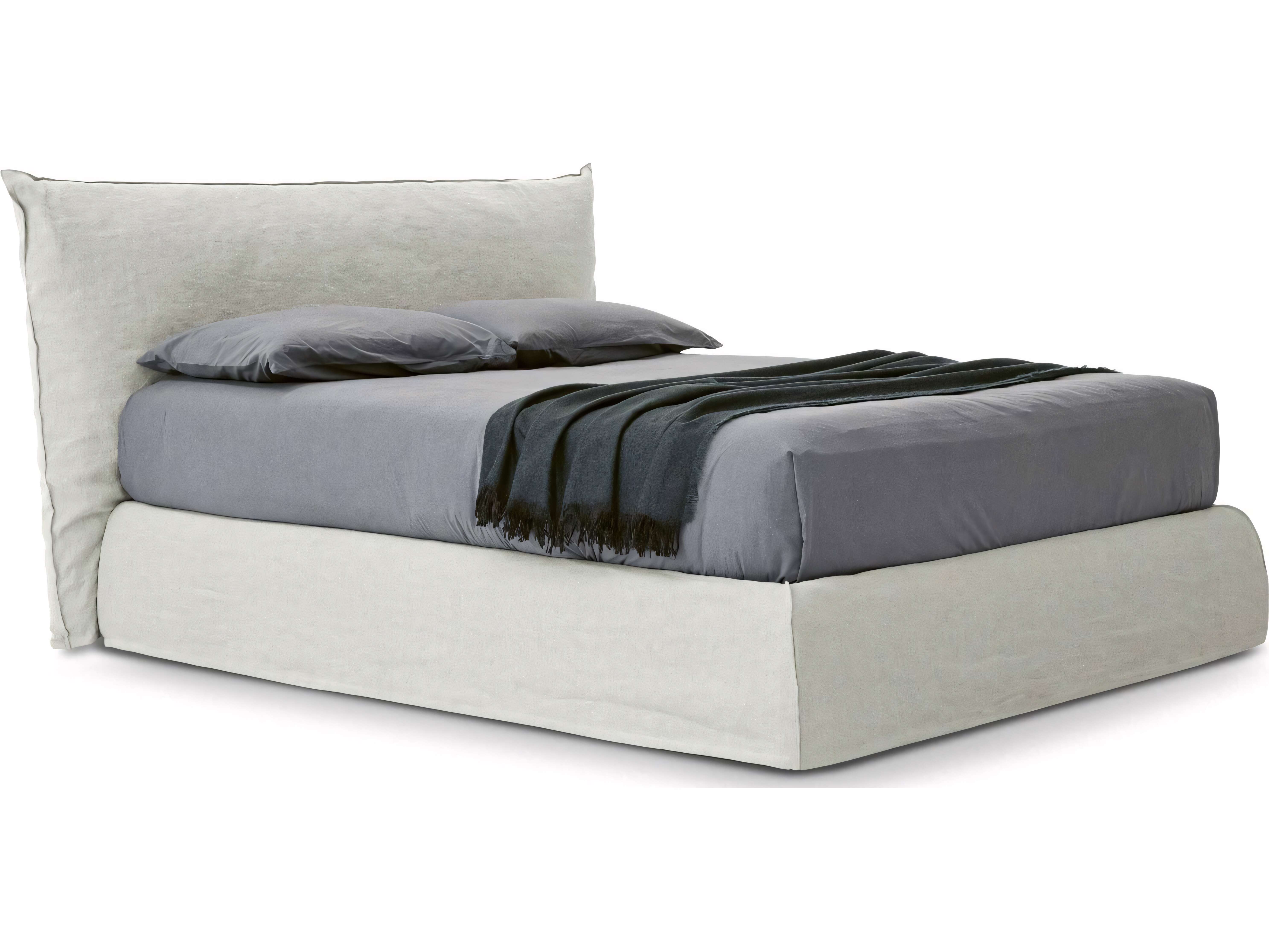 Piumotto Upholstered Queen Platform Bed - Thumbnail 2