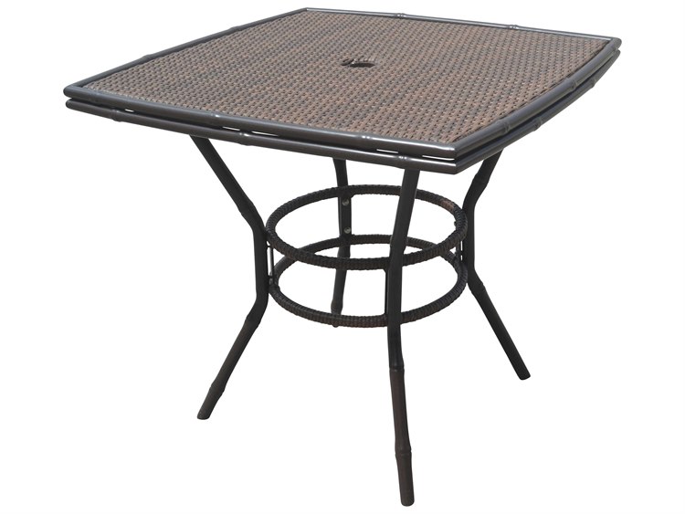 Panama Jack Rum Cay Aluminum 32 Square Bistro Table Pjpjo1201atqbt Panama Jack Rum Cay Aluminum 32 Square Bistro Table Pjo 1201 Atq Bt
