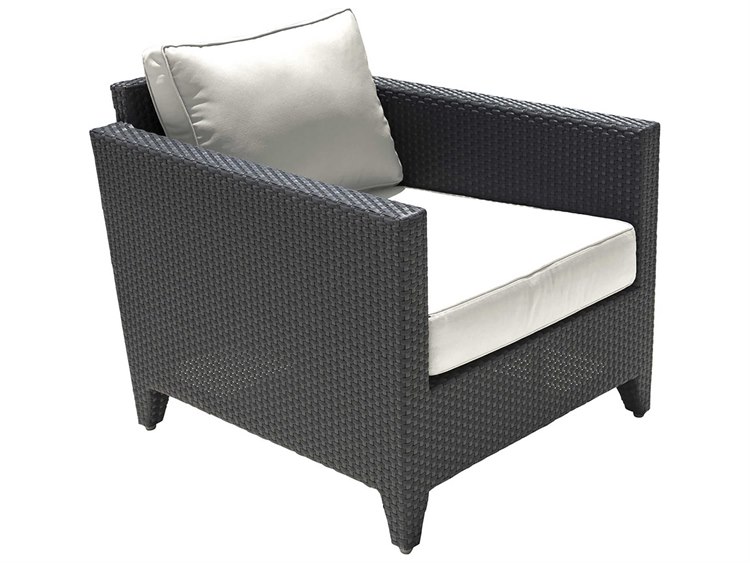 Panama Jack Onyx Wicker Cushion Lounge Chair