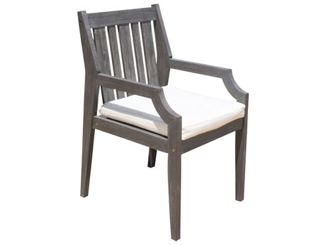 Panama Jack Poolside Aluminum Cushion Dining Arm Chair