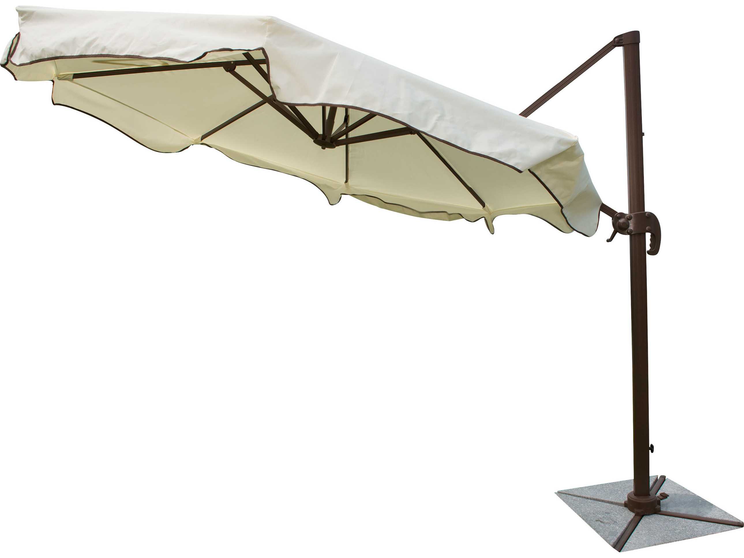 Panama Jack Island Breeze Aluminum 10 Foot Octagon Cantilever Umbrella