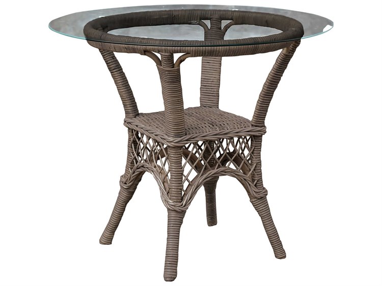 Panama Jack Seaside Wicker Round Dining Table Panama Jack Seaside Wicker Round Dining Table
