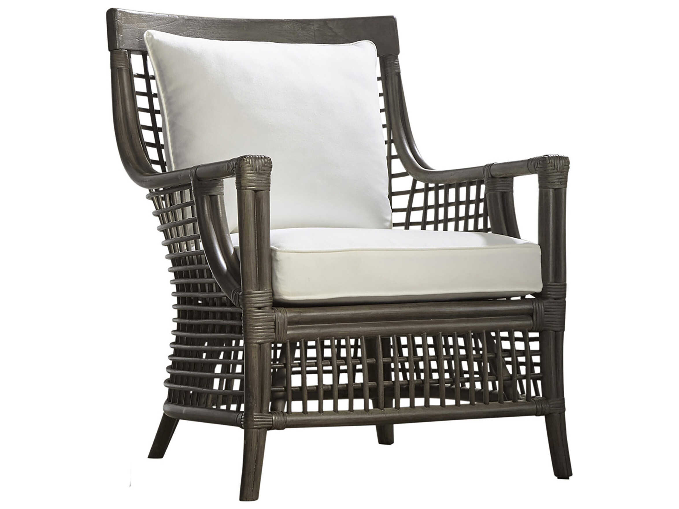 Panama Jack Sunroom Millbrook Wicker Cushion Lounge Chair PJPJS7001KBULC