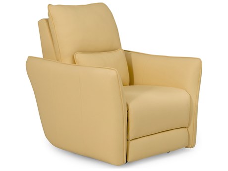 Palliser Chelsea Leather Upholstery Power Recliner Wall Hugger with Headrest & Lumbar