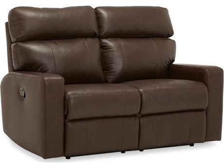 Palliser Oakwood Leather Upholstery Loveseat Recliner