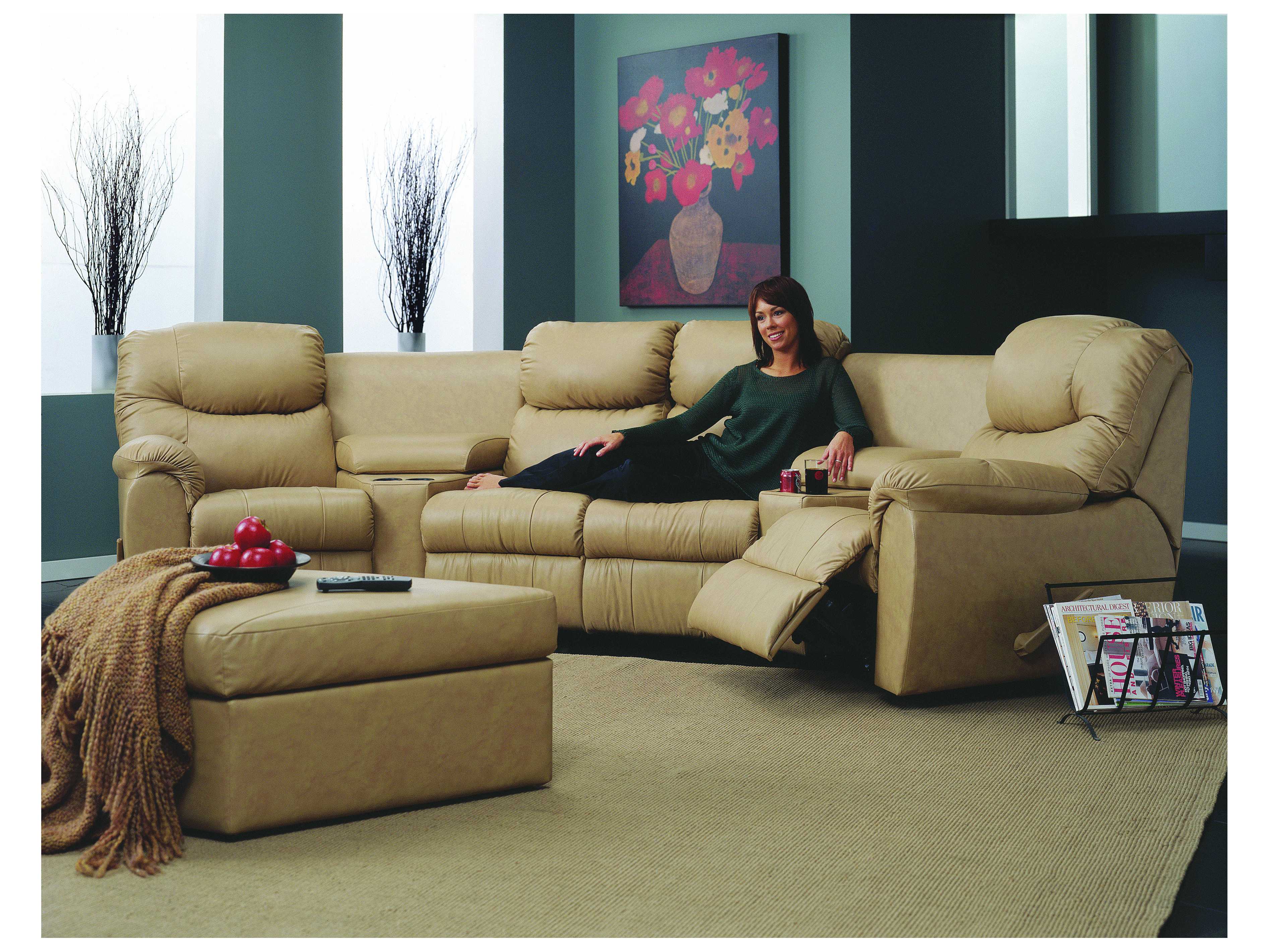 Palliser Regent Powered Motion Home Theater Sectional Sofa PL41094MO8